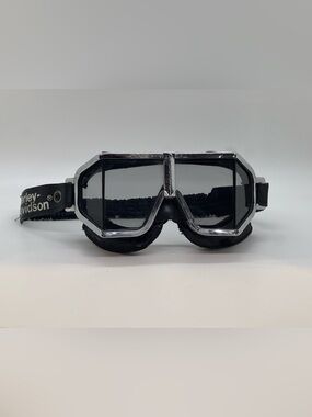 Vintage Harley-Davidson Motorcycle Riding Goggles – Smoked Lenses – Korea